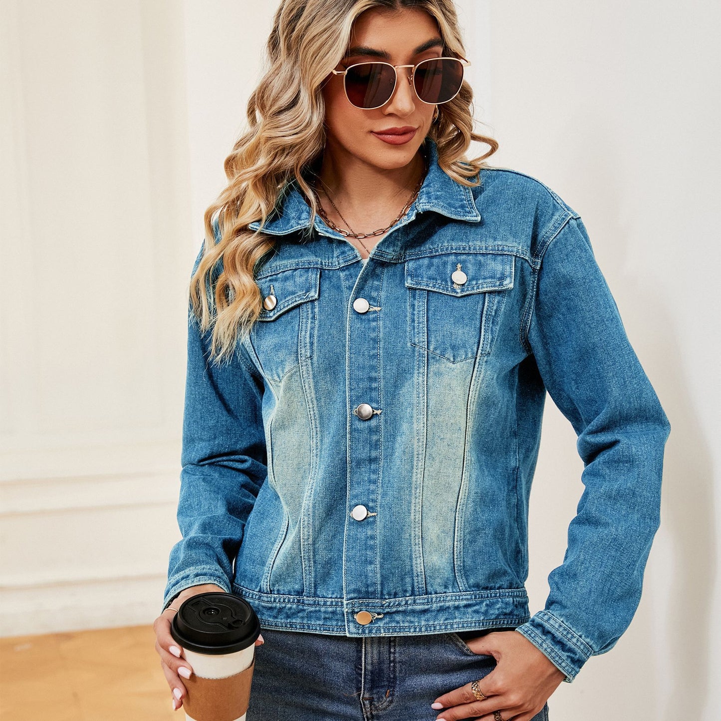 Veste en jean pour femmes Chic und Stil