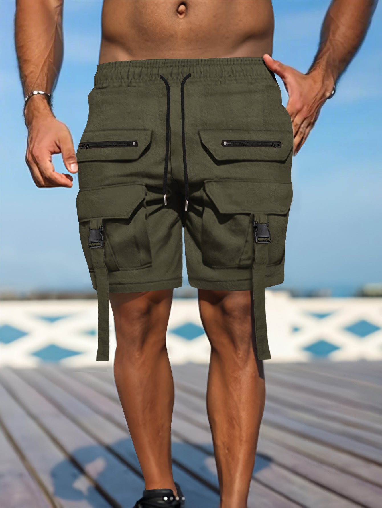 Shorts Utility Style Cargo Pour Hommes Chic und Stil