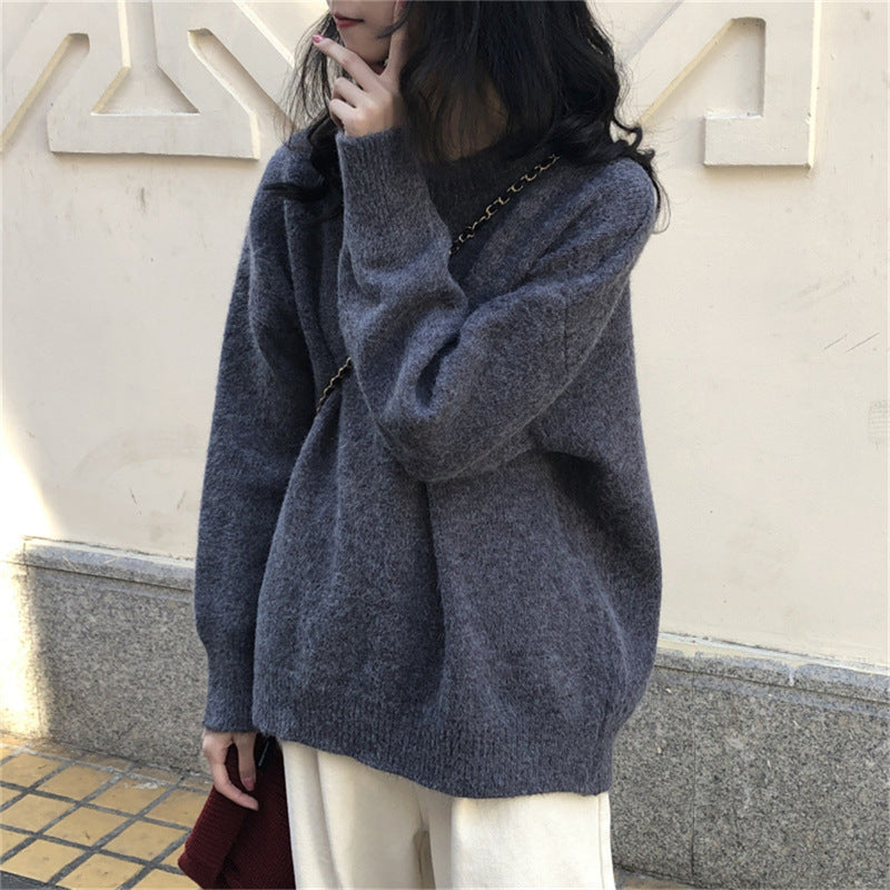 Pull décontracté pour femmes en style surdimensionné Chic und Stil