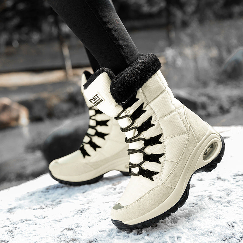 Bottes d'hiver thermiques pour femmes avec semelle antidérapante et doublure isolante Chic und Stil