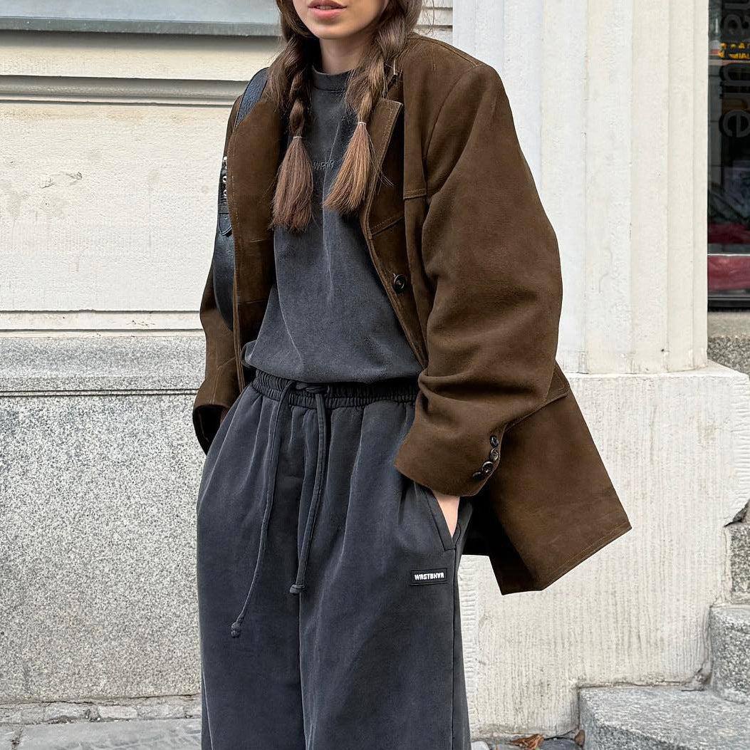 Blazer oversize pour femmes avec une coupe élégante et des poches pratiques Chic und Stil