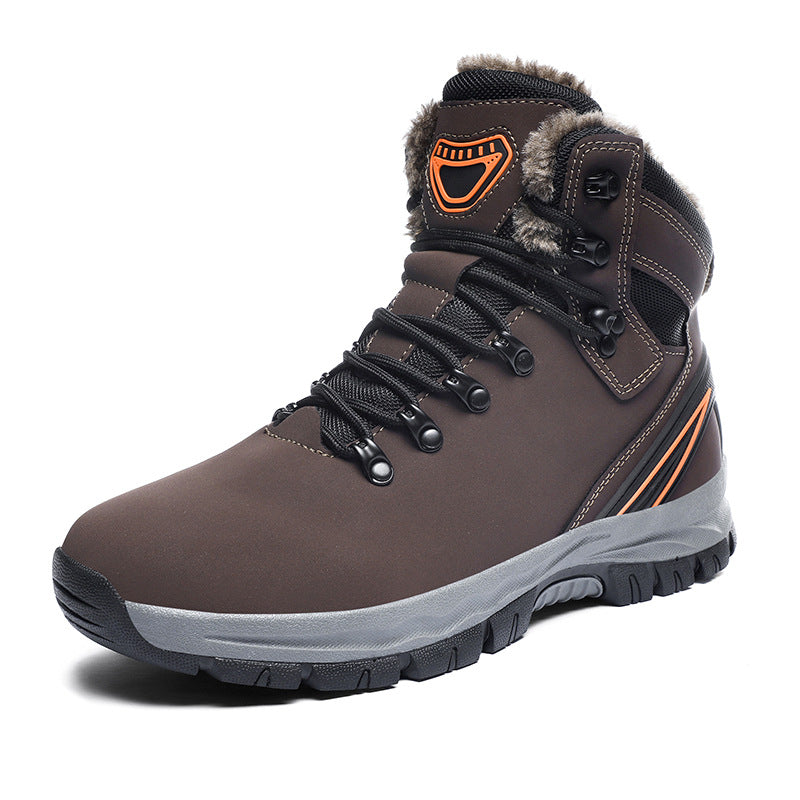 Chaussures de randonnée d'hiver pour hommes avec doublure isolante et semelle antidérapante Chic und Stil