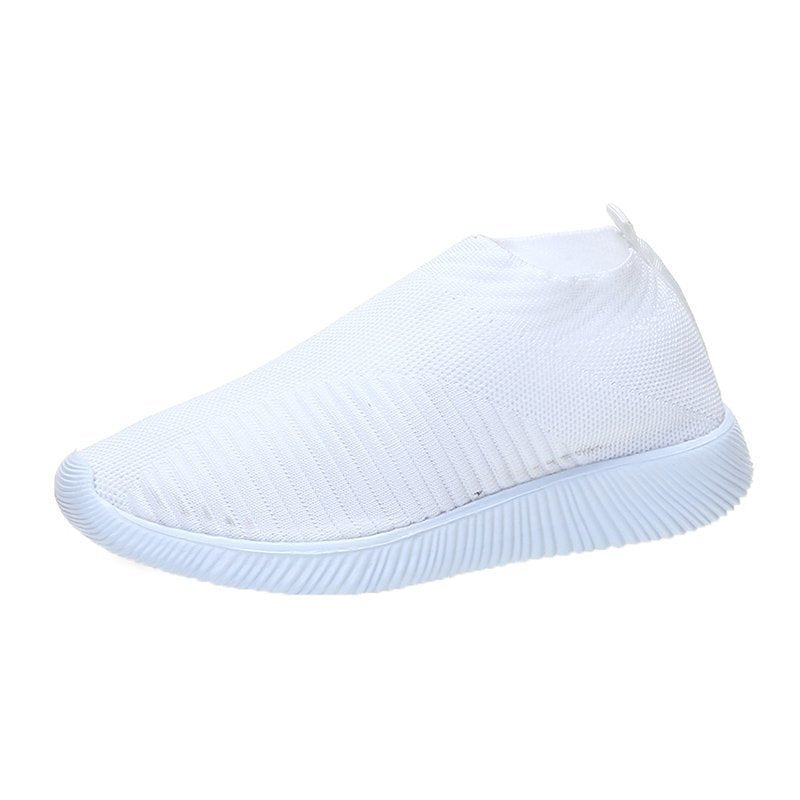 Breathable slip-on women's sneakers with elastic upper and shock-absorbing sole Chic und Stil