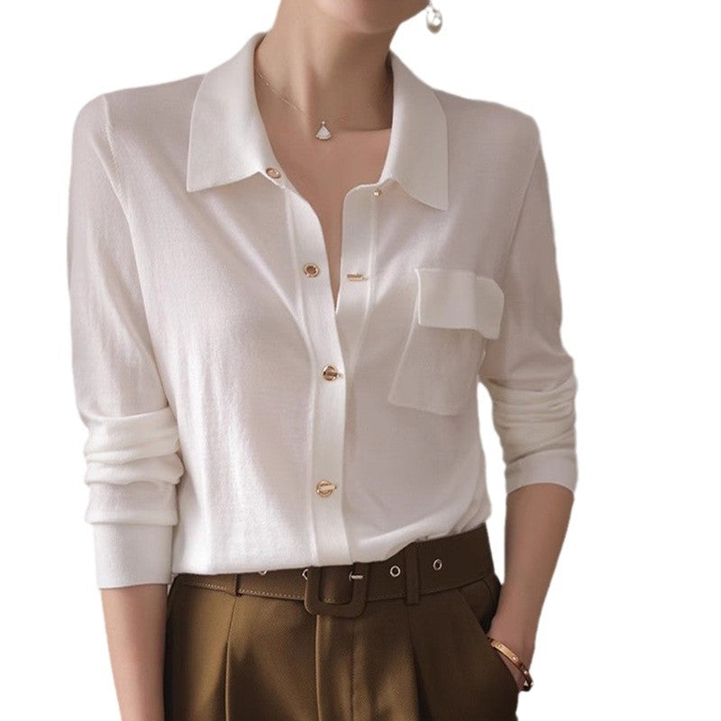 Blouse chic pour femmes avec détail de poche Chic und Stil