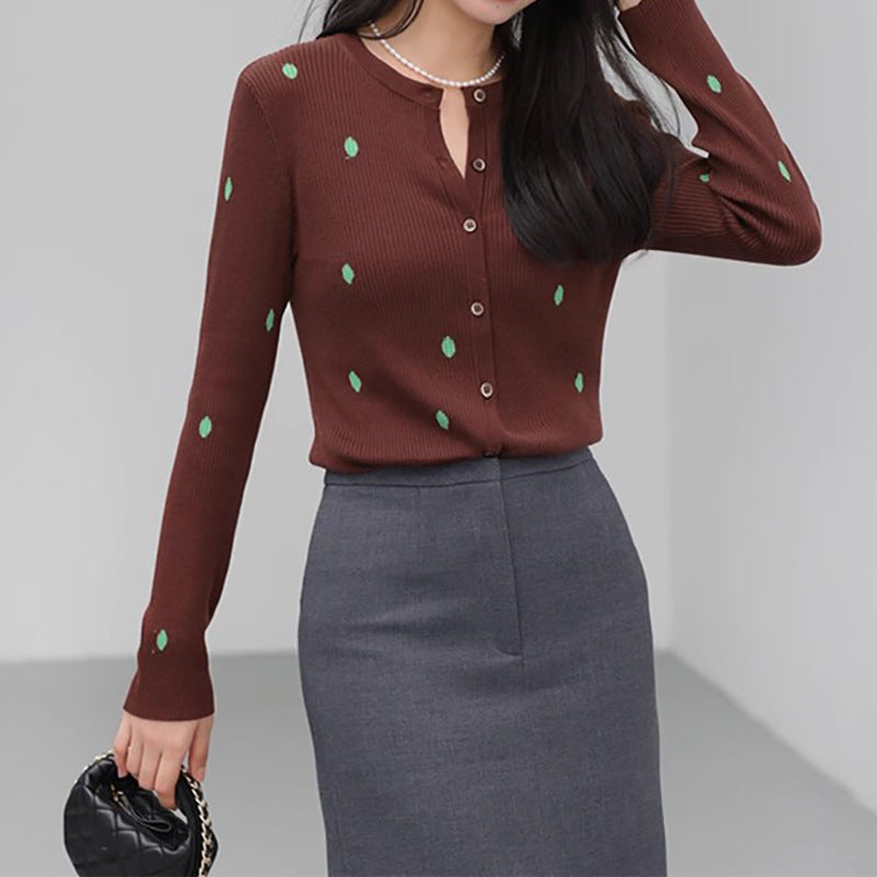 Cardigan élégant à boutons pour femmes Chic und Stil