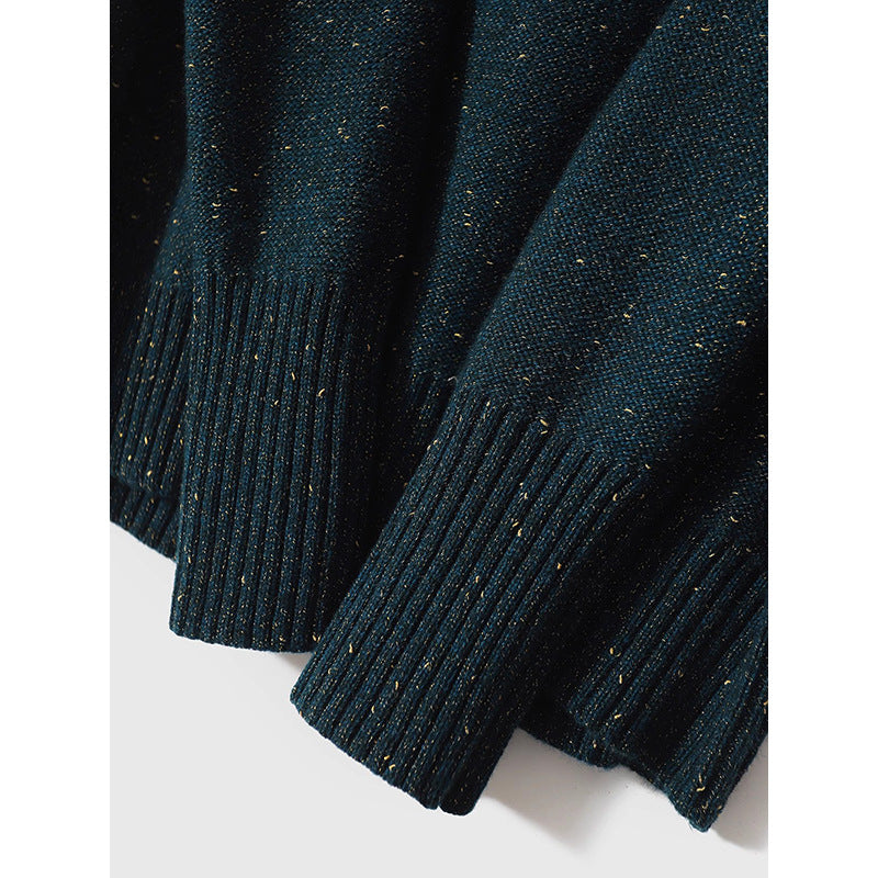 Pull à col roulé scintillant Chic und Stil pour femmes