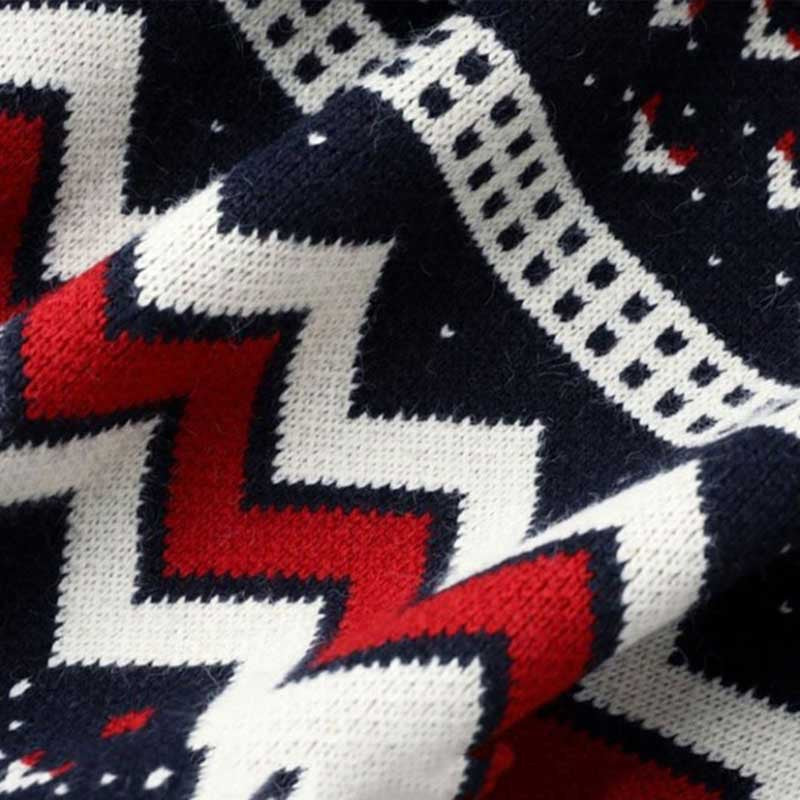 Pull en tricot à motif géométrique Chic und Stil pour femmes