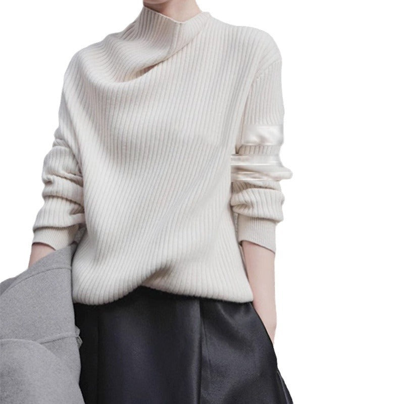 Pull en tricot côtelé pour femmes Chic und Stil