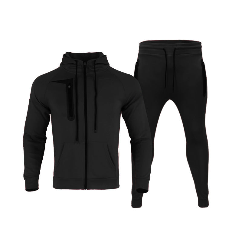 Veste de sport pour hommes avec matériau fonctionnel respirant et poches zippées pratiques Chic und Stil