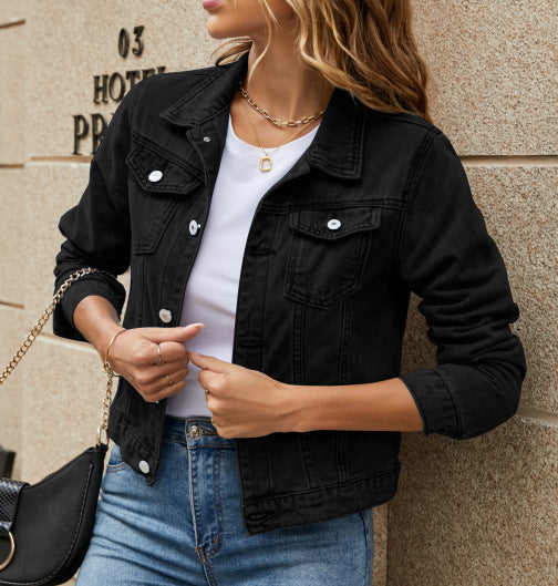 Veste en denim classique pour femmes dans le style couture Chic und Stil