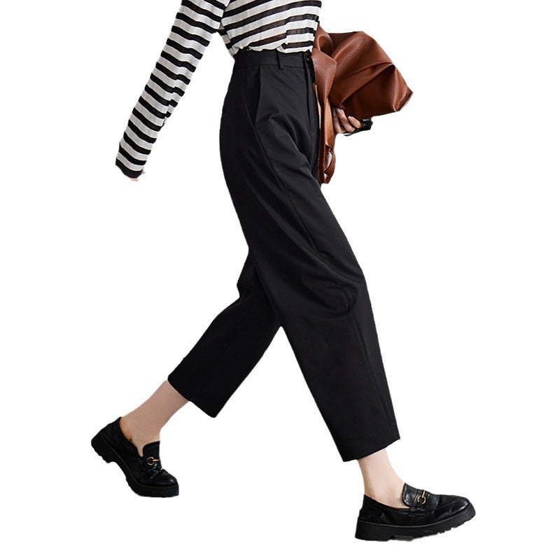Pantalon taille haute ajusté pour femmes Chic und Stil 1750846998