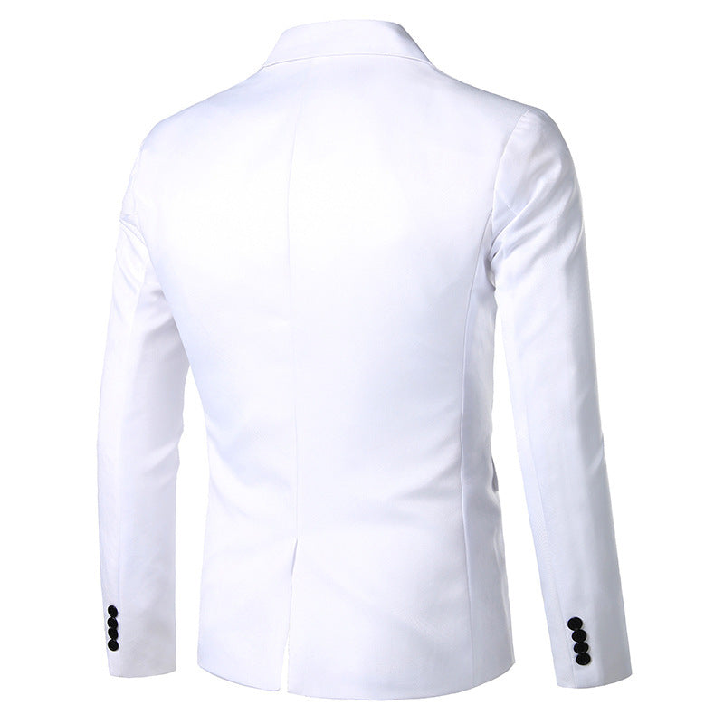 Blazer de smoking élégant pour homme avec col satiné Chic und Stil