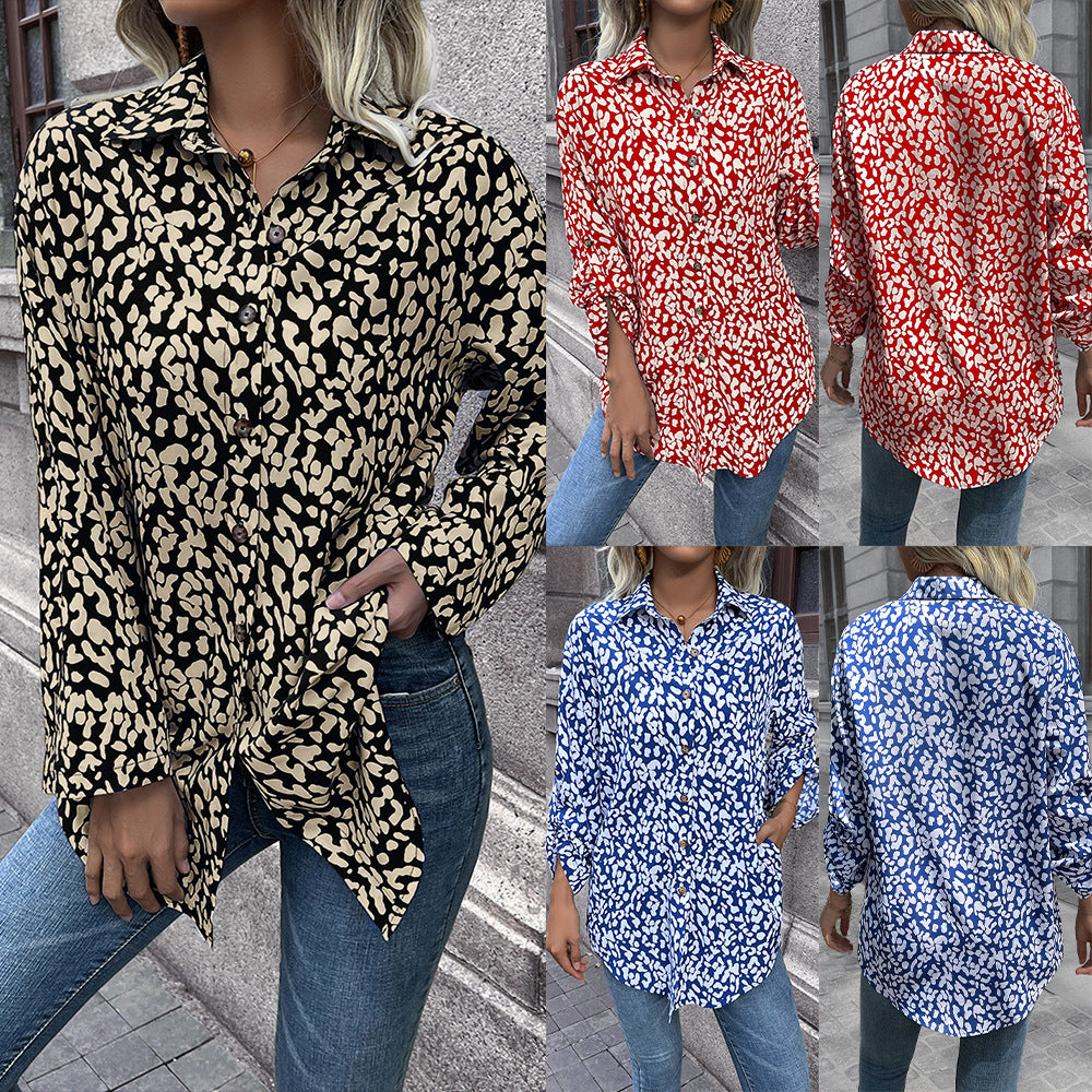 Chemisier femme léger avec imprimé animal et coupe confortable Chic und Stil
