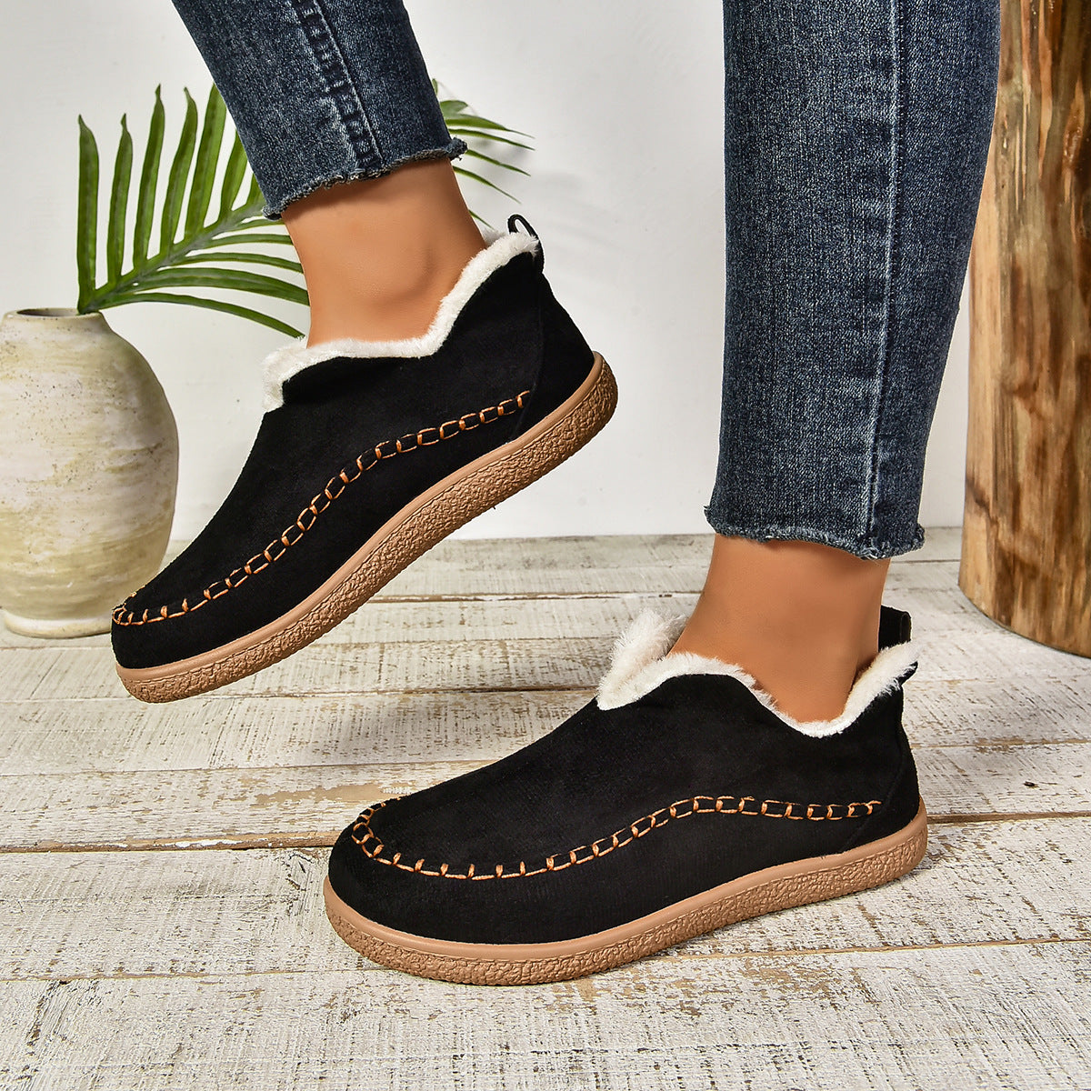 Chaussures Clog pour femmes avec doublure douillette et semelle antidérapante Chic und Stil