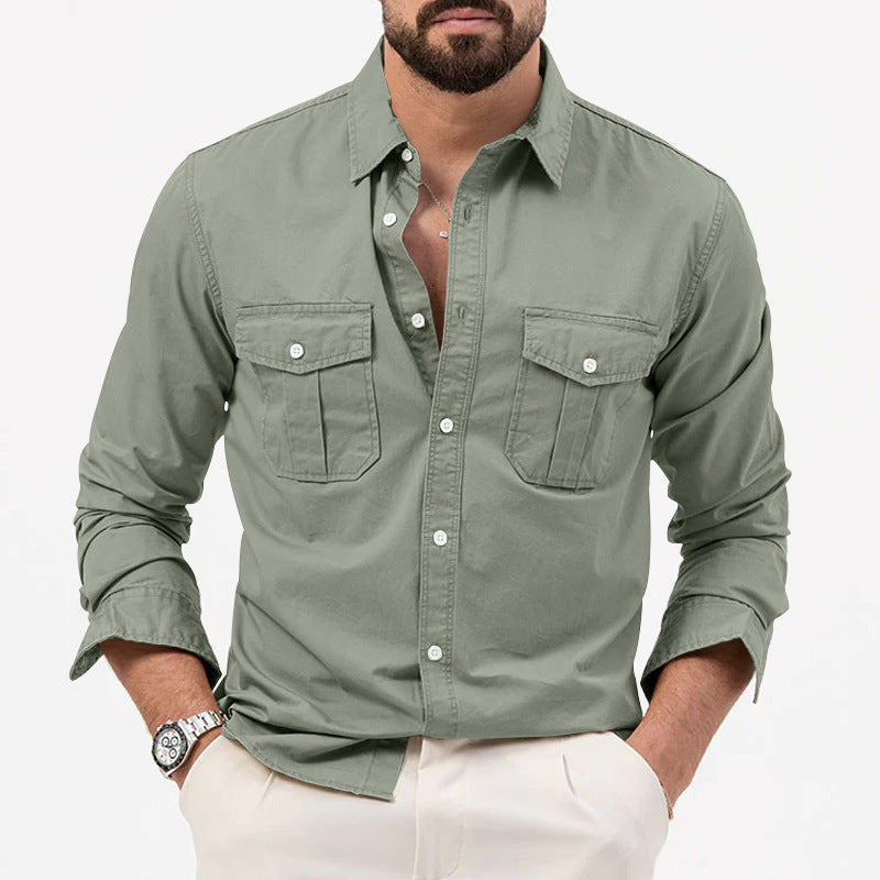 Chemise à manches courtes pour hommes avec deux poches poitrine et coupe moderne Chic und Stil