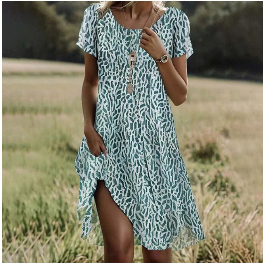 Robe de loisirs pour femmes avec design floral Chic und Stil