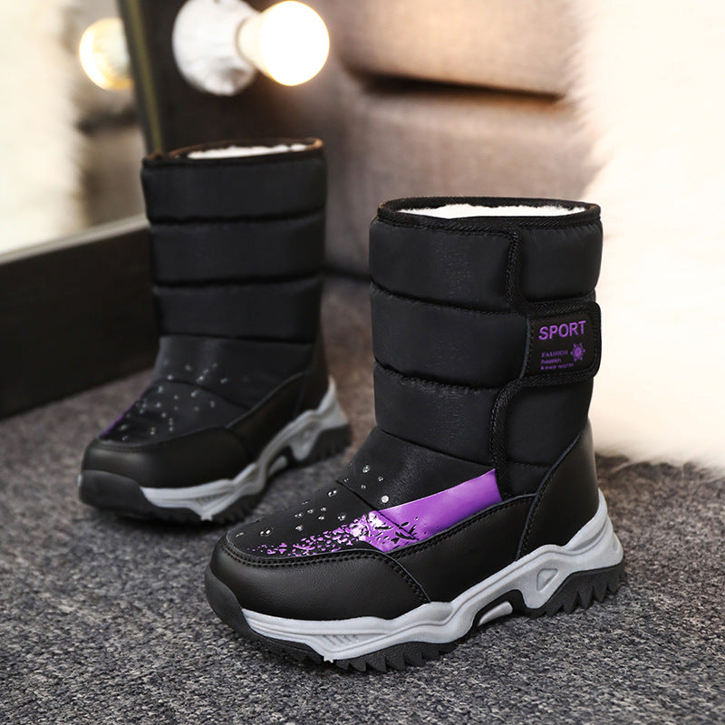 Bottes d'hiver imperméables pour femmes avec semelle antidérapante et doublure isolante Chic und Stil