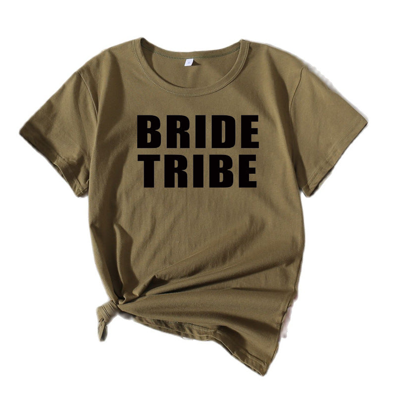 T-shirt graphique de loisirs pour femmes Brauttribe Chic und Stil