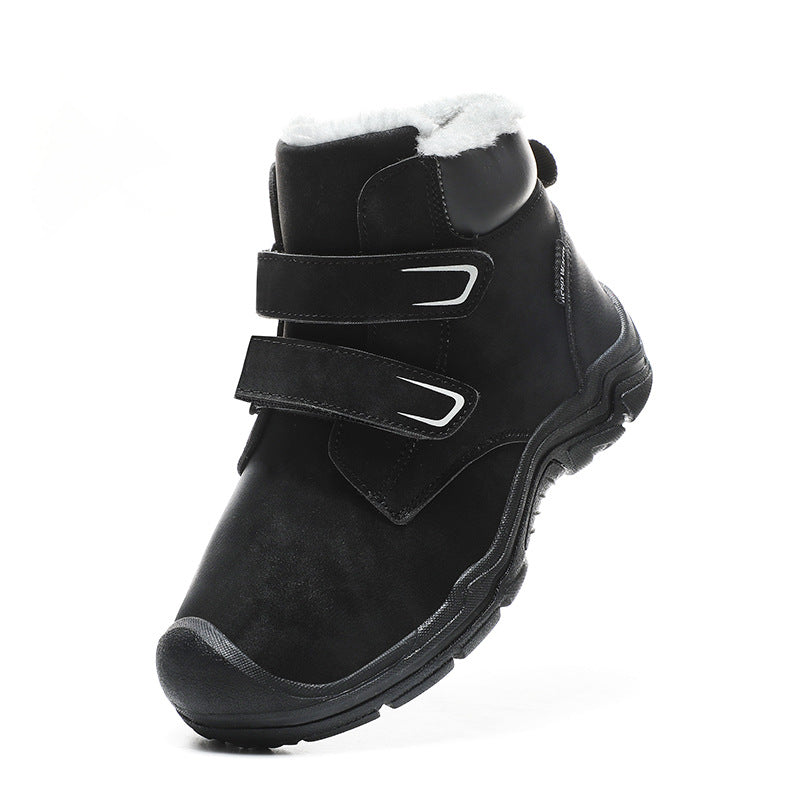 Bottes d'hiver isolées pour femmes avec fermeture Velcro pratique Chic und Stil