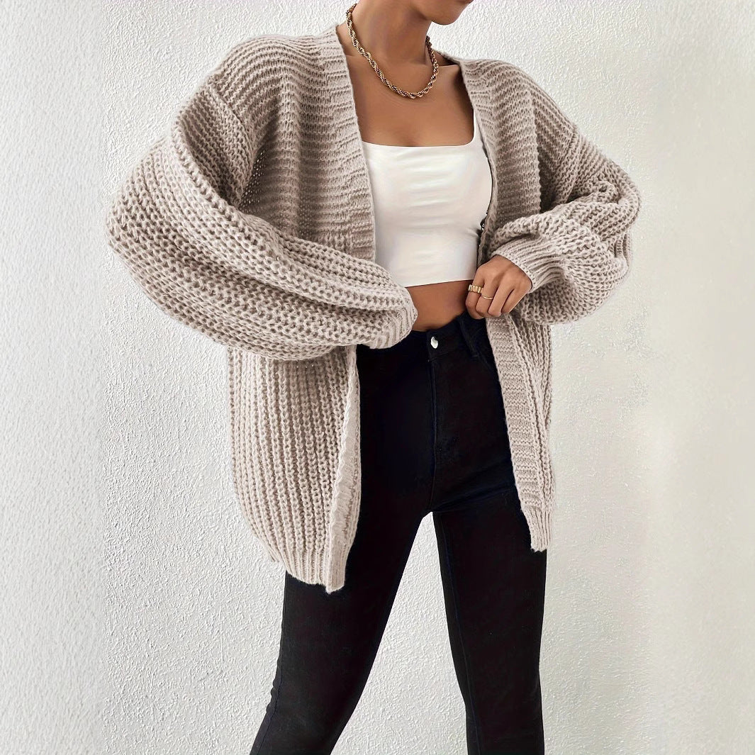 Cardigan décontracté pour femmes avec coupe oversized et matériau doux Chic und Stil