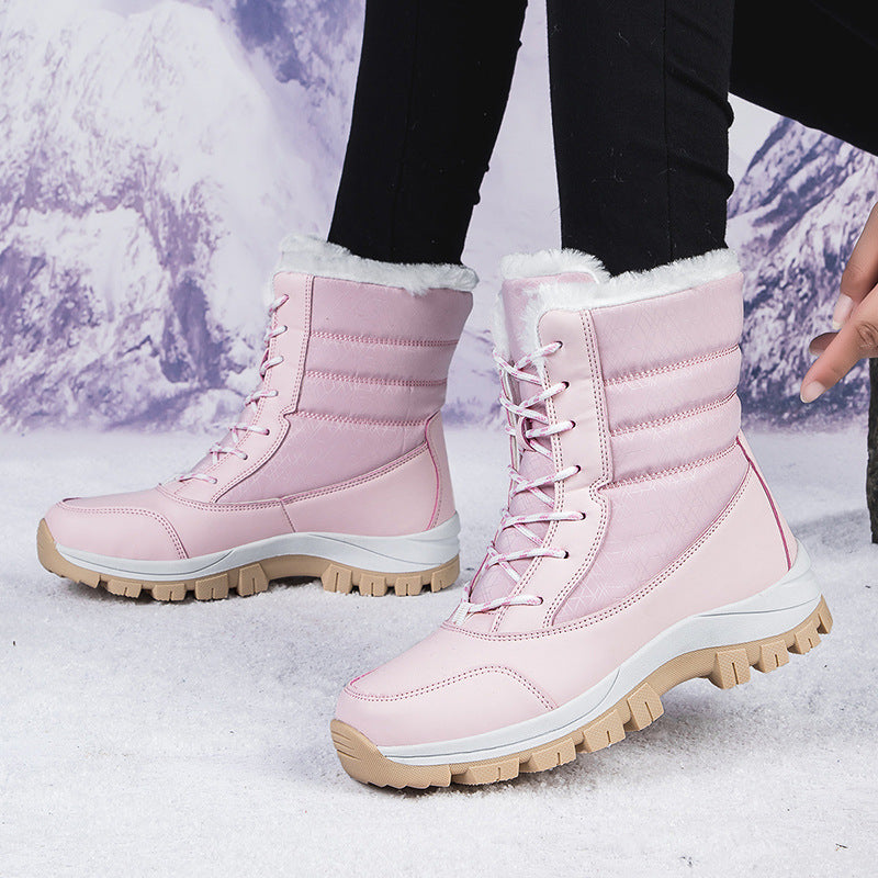 Bottes d'hiver pour dames avec doublure isolée et semelle profilée antidérapante Chic und Stil