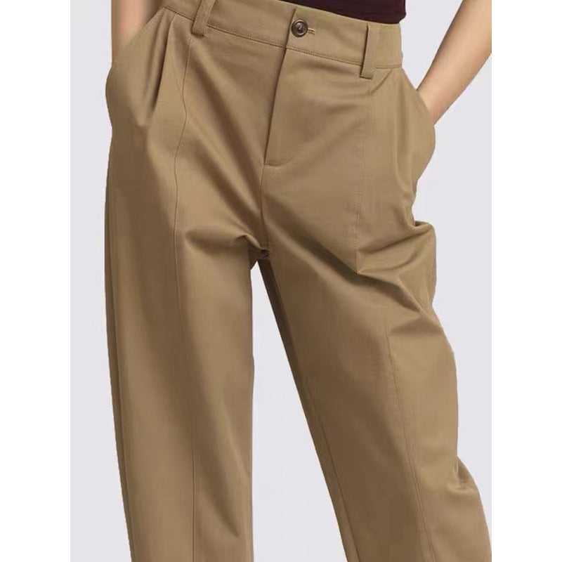 Pantalons plissés taille haute pour femmes Chic und Stil 1750846104