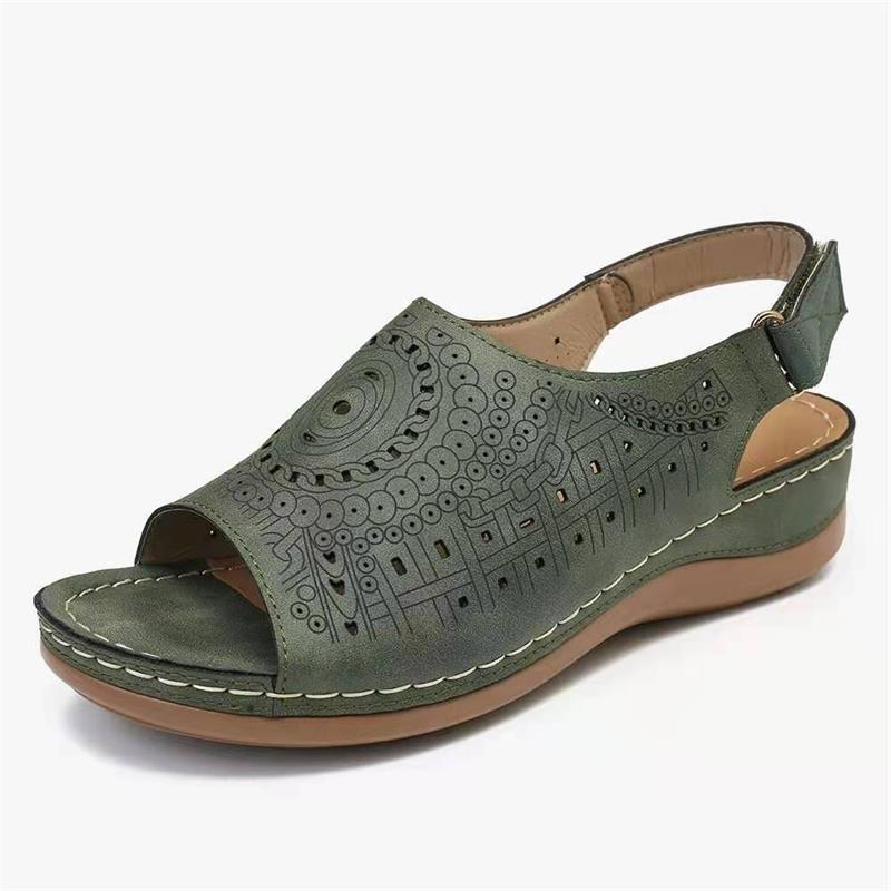 Sandales Confortables pour Femmes avec Design de Sangle Élastique et Semelle Anatomique Chic und Stil