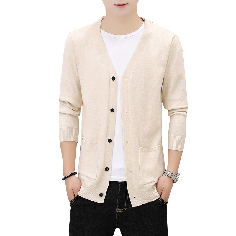 Cardigan en tricot léger élégant pour hommes avec poches Chic und Stil