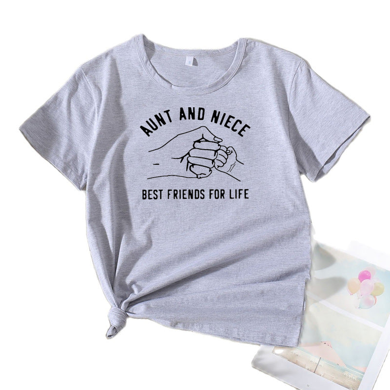 T-shirt graphique de temps libre pour femmes Chic und Stil