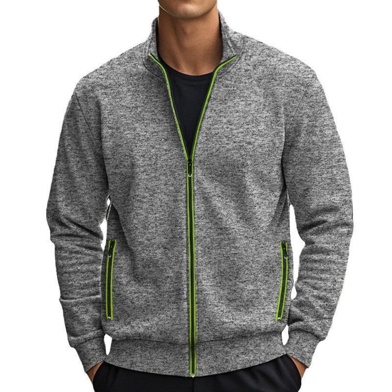 Veste de loisirs sportive pour homme avec col montant et poches zippées Chic und Stil