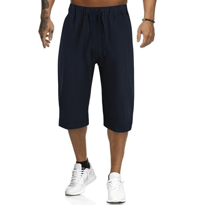 Pantalons de loisirs légers pour hommes avec taille élastique et poches latérales pratiques Chic und Stil
