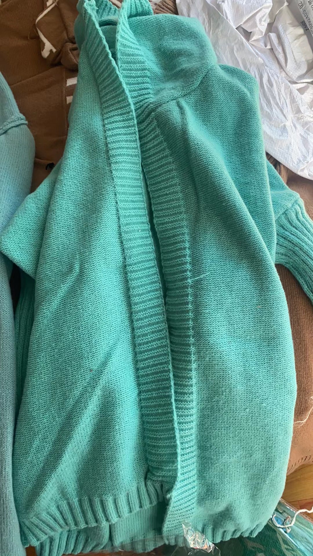 Dames Pull en tricot décontracté avec devant ouvert et fine texture Chic und Stil