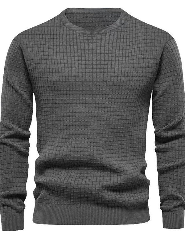Pull en tricot pour hommes au design structuré Chic und Stil
