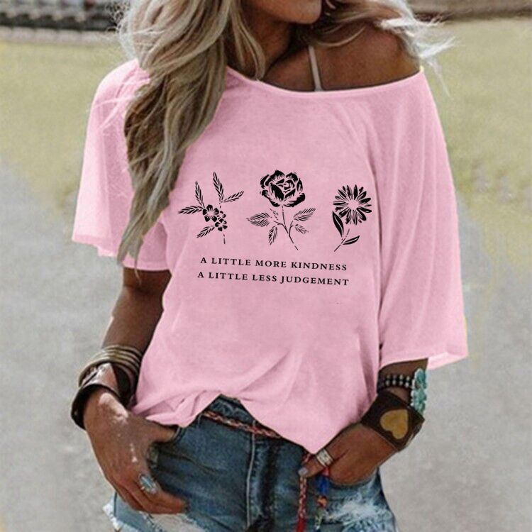 T-shirt graphique grande taille pour dames Chic und Stil