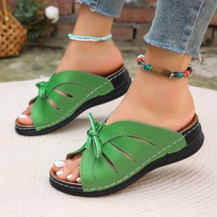 Sandales ouvertes pour femmes avec détail de lacet tendance Chic und Stil