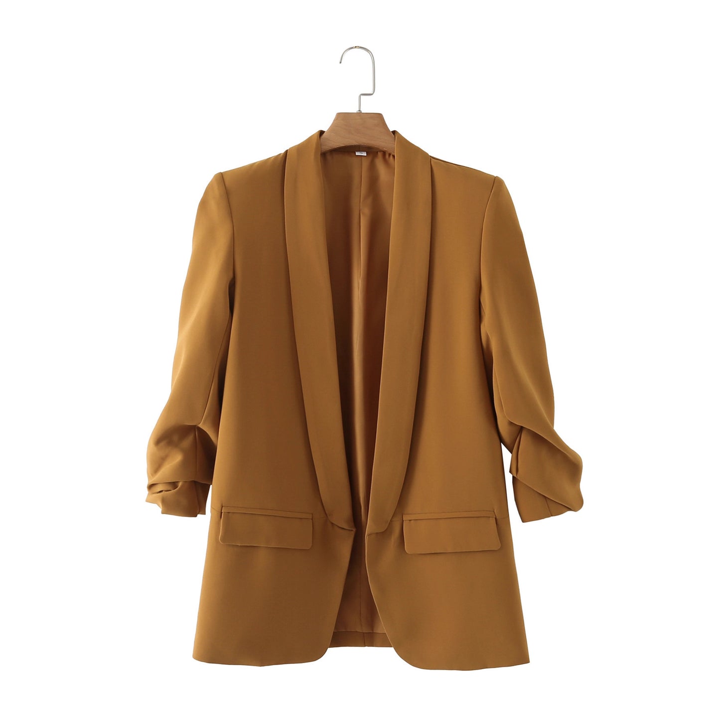Blazer élégant pour femmes avec des manches retroussées et des poches pratiques Chic und Stil
