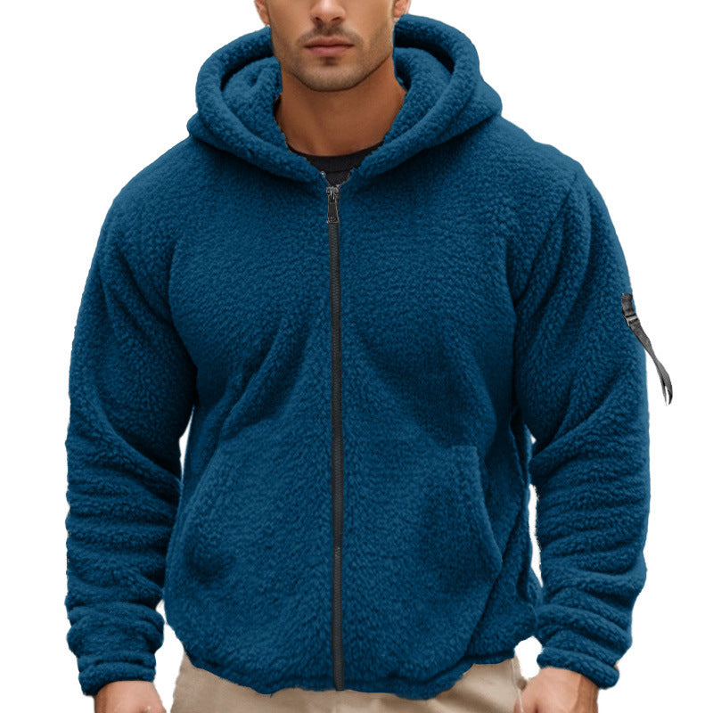 Veste en polaire douillette pour hommes avec capuche Chic und Stil