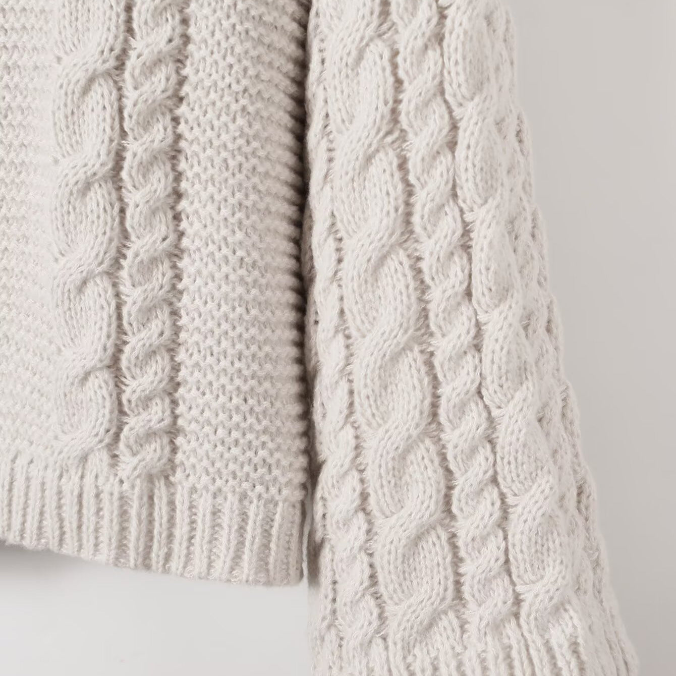 Pull en grosse maille pour femmes avec un design texturé et une coupe large Chic und Stil