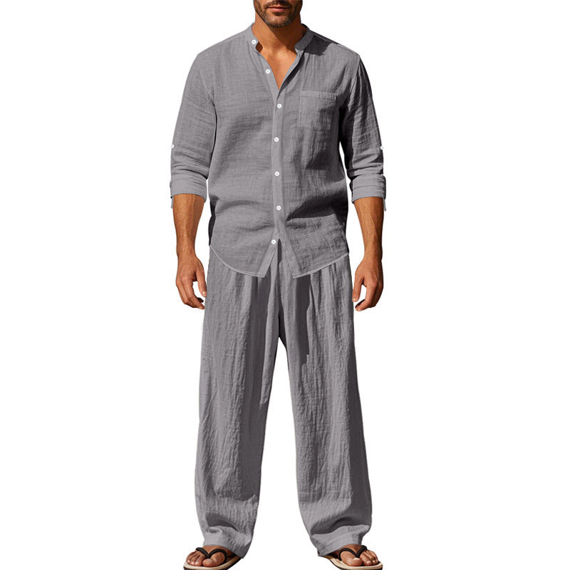 Hommes ensemble complet en lin léger Chic und Stil