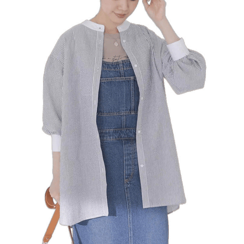 Chemise surdimensionnée à rayures pour femmes Chic und Stil