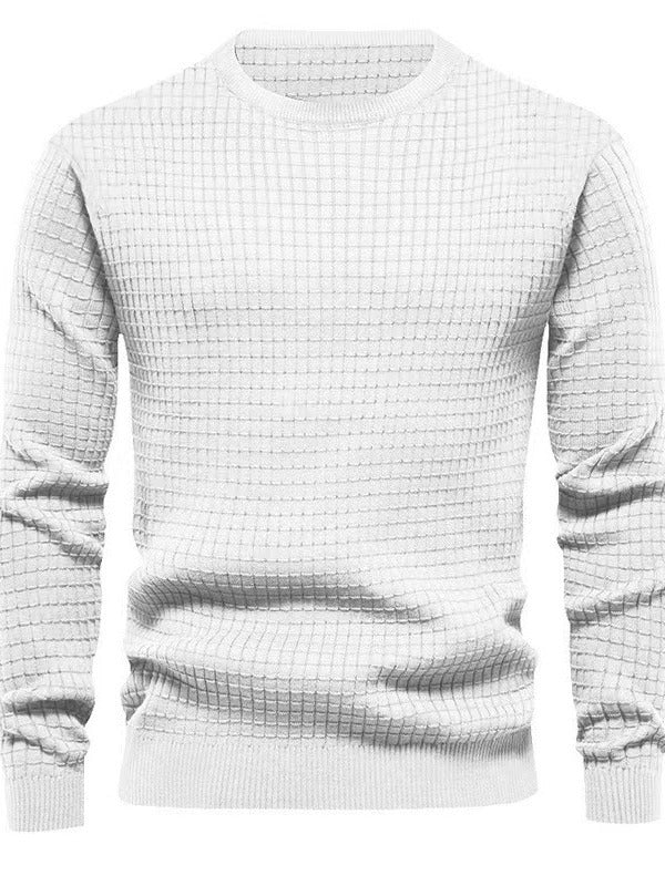 Pull en tricot pour hommes au design structuré Chic und Stil