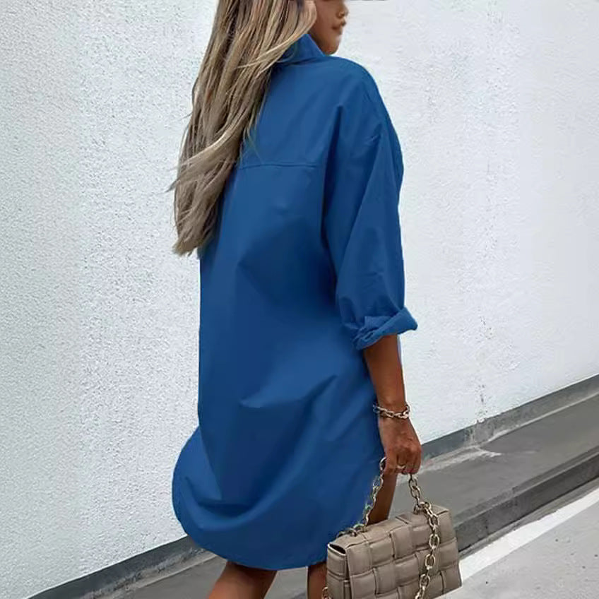 Robe chemise surdimensionnée pour femmes Chic und Stil