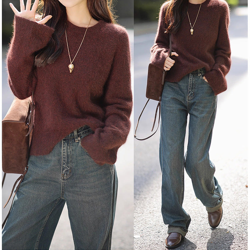 Pull en tricot douillet pour femmes Chic und Stil 1750847043