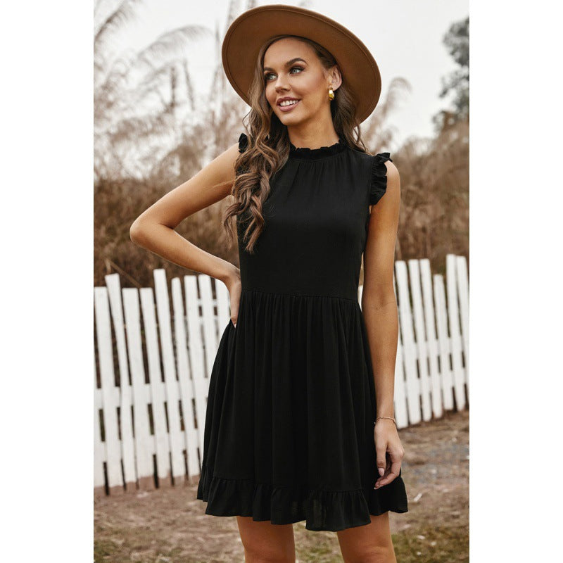 Robe mini chemisier à volants Chic und Stil