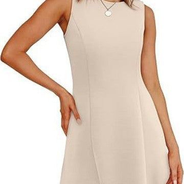 Robe sans manches A-line pour femmes avec coupe intemporelle Chic und Stil