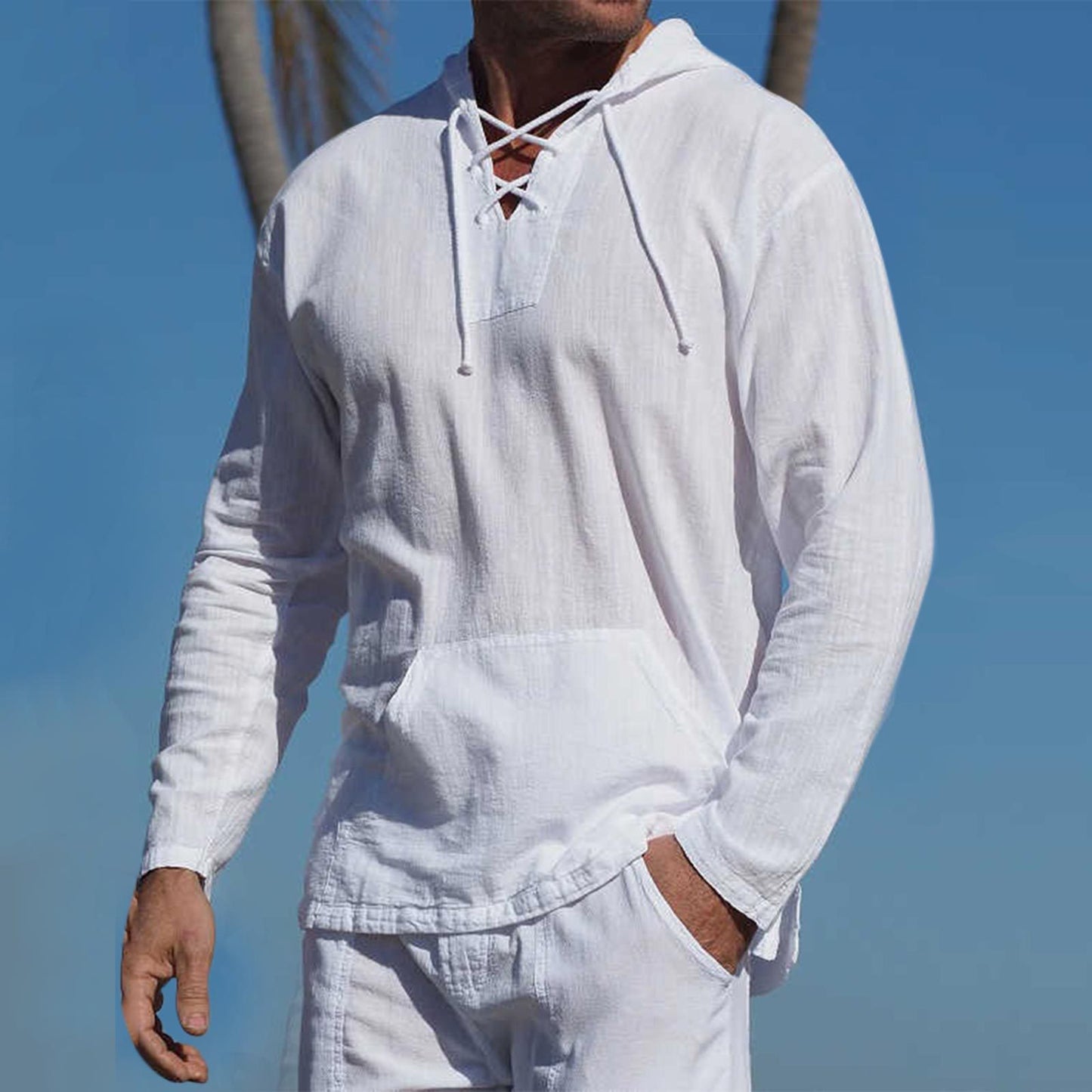 Pull à capuche décontracté pour femmes à manches longues avec poche kangourou et capuche Chic und Stil