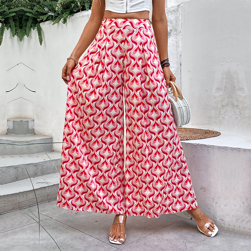 Pantalons à motif flare pour femmes Chic und Stil