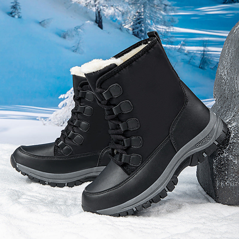 Bottes d'hiver pour femmes avec semelle antidérapante et doublure isolante Chic und Stil