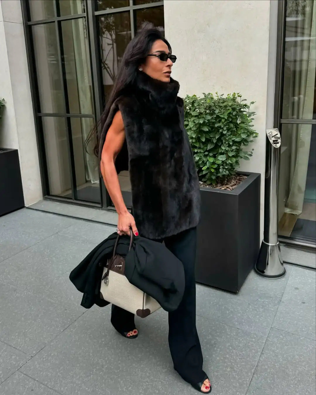 Dames Écharpe élégante et douce en matériau de haute qualité Chic und Stil