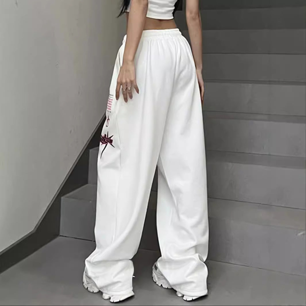 Pantalons de loisirs urbains pour femmes avec des détails d'impression accrocheurs Chic und Stil